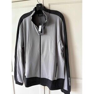 Galvin Green Dawson Mid Layer Insulated  Golf Jacket- Sharkskin/Blac- SZ XL -NWT